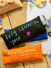 Busy Ignoring You lavender eyebag