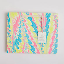 Hand Marbled Gift Bags (Medium) - Neon