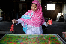 Hand Marbled Gift Bags (Medium) - Neon