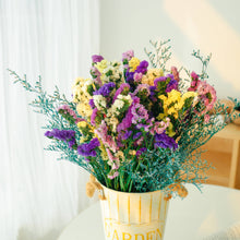 Colourful Dried Forget Me Not Flower Bouquet For Wedding