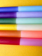 RAINBOW BLOCK Dip Dye Dinner Candle (Individual)