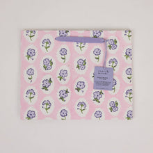 Block Printed Gift Bags (Medium) - Violet Meringue