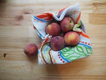 Watercolour Paisley Summer Cotton Waffle Tea towel