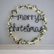 Merry Christmas Light Up Wreath - Christmas Decoration