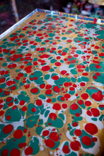 Hand Marbled Gift Bags (Medium) - Christmas Glitz