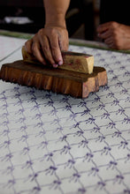 Block Printed Gift Bags (Medium) - Violet Meringue