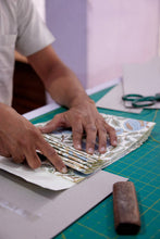 Block Printed Gift Bags (Large) - Blue Stone Refresh