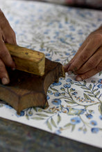 Block Printed Gift Bags (Large) - Blue Stone Refresh