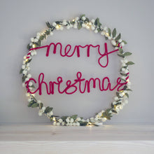 Merry Christmas Light Up Wreath - Christmas Decoration