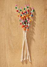 Bunch of 5 Felt Rainbow Berry Stems