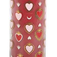 Sacred Heart Print Black Fig Valentine's Day Tube Candle