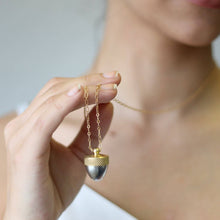 Acorn Locket Necklace