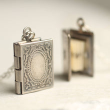 Personalised Book Locket Necklace