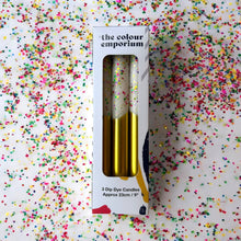 FUNFETTI Dip Dye Dinner Candle (Individual)