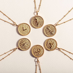 Brave Gold Necklace | Gold Coin Necklace | Gold Jewellery