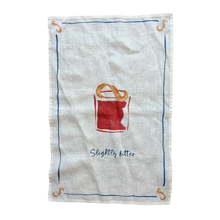 Slightly Bitter Negroni - Linen Tea Towel 
