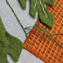 Monstera Plant Felt Embroidery Kit