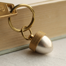 Acorn Keyring with Squirrel