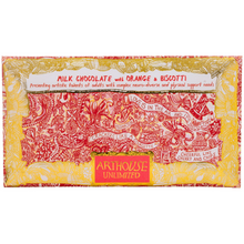 Love is in the Air, Milk Chocolate Bar with Orange and Biscotti