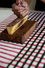 Block Printed Gift Bags (Small) - Holly Green