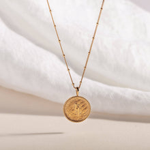 Gold Coin Necklace | Talisman Necklace (Meaning Hope)