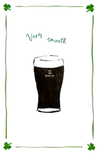Irish Stout - Very Smooth Linen Teatowel