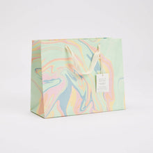Hand Marbled Gift Bags (Medium) - Bouquet