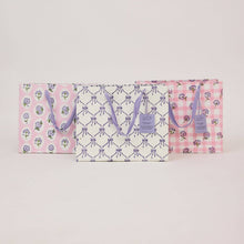 Block Printed Gift Bags (Medium) - Violet Meringue