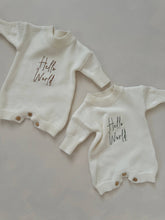Hello World Romper Cloud