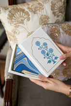 Boxed Artisan Notecard Set - Sandook Sapphire
