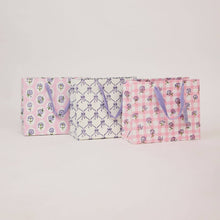 Block Printed Gift Bags (Medium) - Violet Meringue
