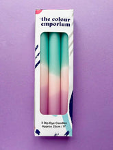BLISSFUL BLOSSOMS Dip Dye Dinner Candle (Individual)