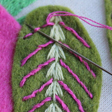 Prayer Plant Felt Embroidery Kit