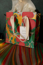Hand Marbled Gift Bags (Small) - Christmas Glitz