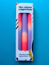 TUTTI FRUTTI Dip Dye Dinner Candle (individual)