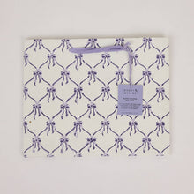 Block Printed Gift Bags (Medium) - Violet Meringue