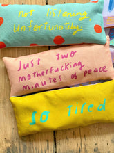 SO TIRED lavender eyebag