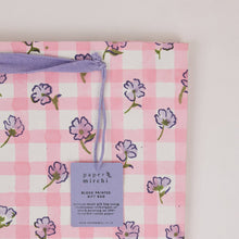 Block Printed Gift Bags (Medium) - Violet Meringue