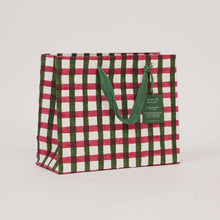 Block Printed Gift Bags (Medium) - Holly Green