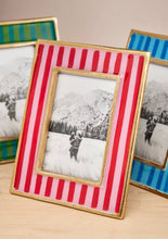 Stripe Enamel Photo Frame