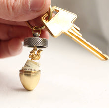 Acorn Keyring with Squirrel