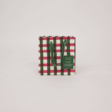 Block Printed Gift Bags (Small) - Holly Green