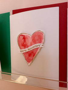 Handmade Love Heart Card