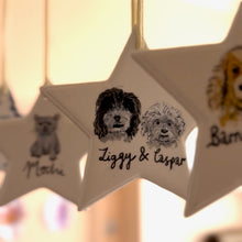 Hand-painted Star Decoration featuring your pet