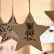 Hand-painted Star Decoration featuring your pet