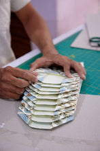 Block Printed Gift Bags (Large) - Blue Stone Refresh