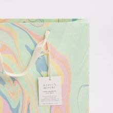 Hand Marbled Gift Bags (Medium) - Bouquet