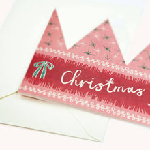 Christmas Fairy Party Hat Card