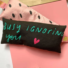 Busy Ignoring You lavender eyebag