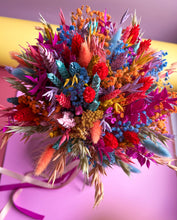The Happy Dried Flower Rainbow Bouquets